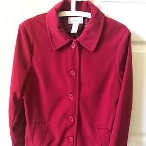 Wine red blazer